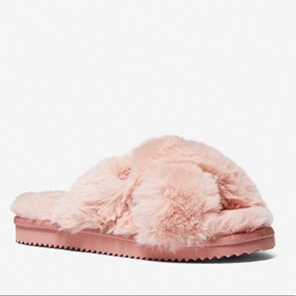 Michael Kors Accessories - Michael Kors Lala Faux Fur Slide Sandal